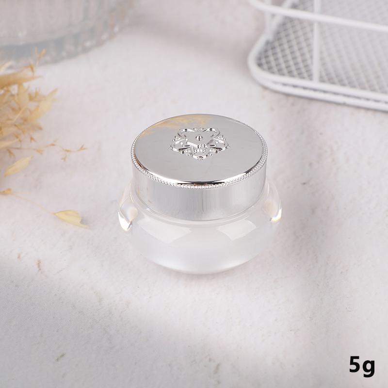 5/10/20 г Пустые баночки для крема Многоразовые бутылочки Дорожные баночки для крема Контейнеры для макияжа Инструменты для ухода за кожей в стиле легкой роскоши