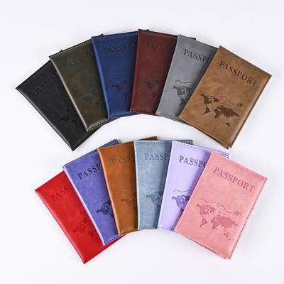 Цветной PU держатель для паспорта, обложки для паспорта, дорожные защитные обложки для паспорта, держатели для кредитных карт, дорожные аксессуары
