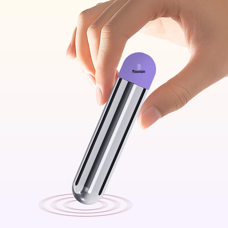 USB Rechargeable Handheld Female Vibrator: Low Noise & Compact Bullet Egg with Color Box Packaging