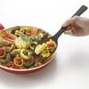 KAI 27cm Silicone Dishwasher for Mixing and Serving Gray Corporation's One-Piece Spoon, Safe, Dishes, (DH8101)