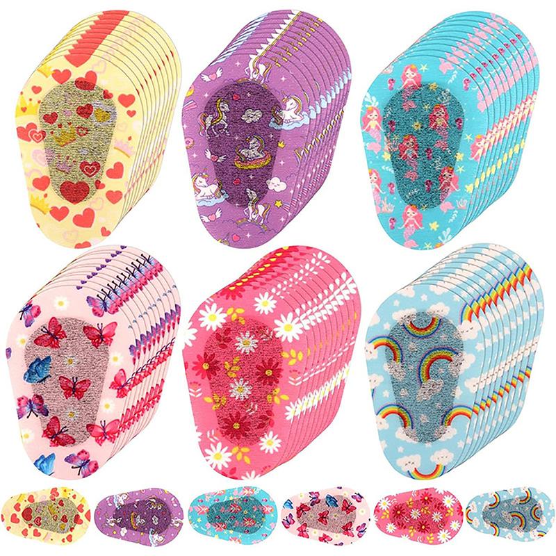 10Pcs Medical Sterile Eye Pad For Amblyopia Lazy Eye Protect Eyesight Cute Adhesive Eye Patches Bandage For Kids Girls Boys