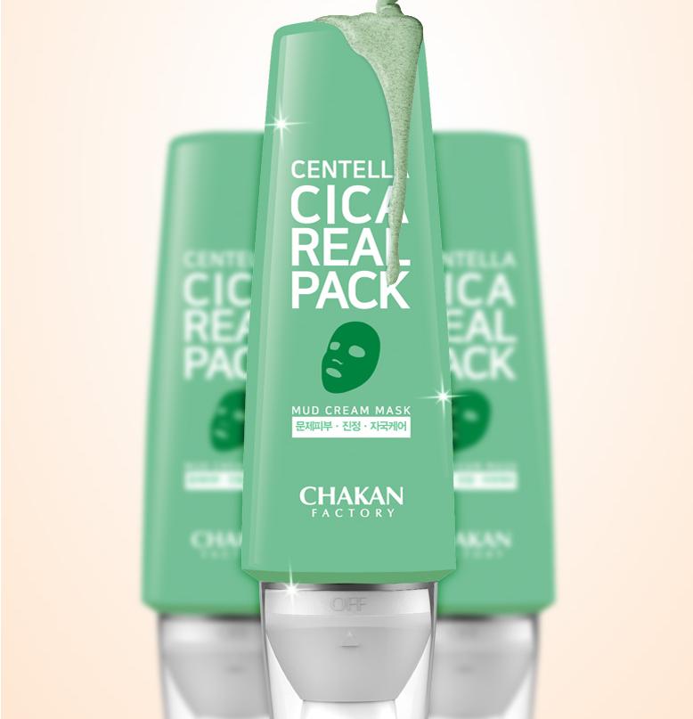 [CHAKAN] Centella Cica Real Pack Смываемая грязевая крем-маска 100 мл