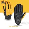 Summer Breathable Black Red Retro Leather Motorcycle Gloves Full Finger Touchscreen Cycling EVA Shell Protector Dirt Bike Items