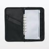 MUJI Полиэстеровый чехол для паспорта с прозрачным карманом x 13 x OHCA3A2S, черный, прибл.. 23.5 2.5 см,