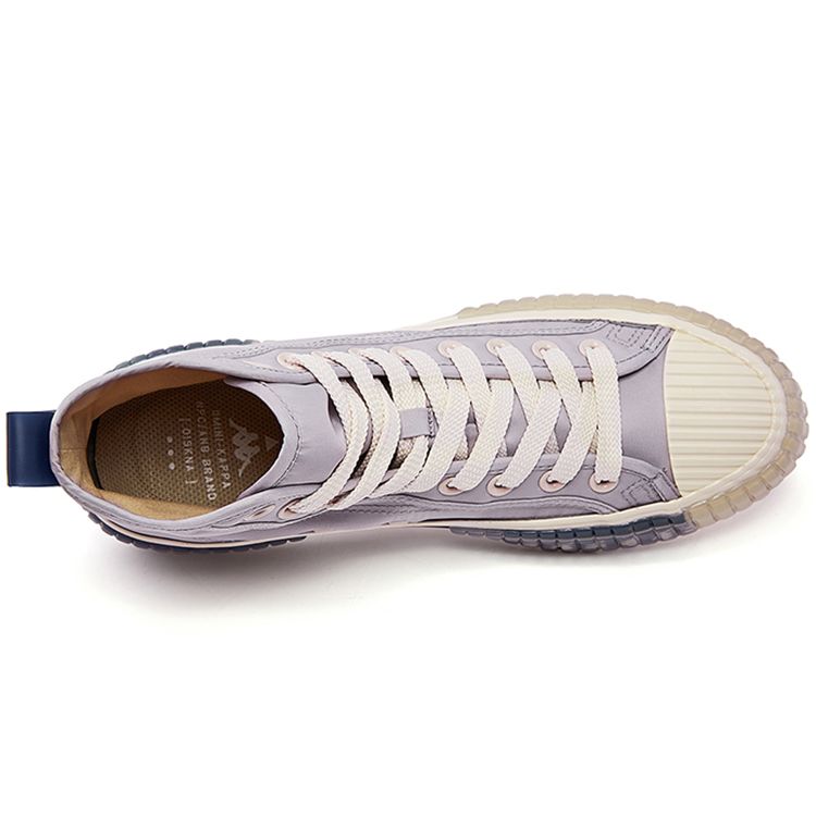 Kappa Кроссовки High-Top с логотипом, унисекс, кеды, серый, белый K0AW5VS66-138