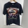 Винтажная футболка Led Zeppelin, Размер M, Winterland, Черная, Графическая футболка с коротким рукавом, Унисекс