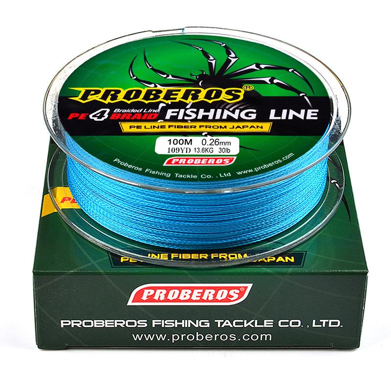 Ocean Rock Fishing 4 стойки 4 плетения 6LB-100LB Японская плетеная леска Spectra 100M Pe плетеная леска Green Super Pe Line B4
