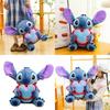 Stitch Plush Toy Holding Macarons Designs For Kids Gift And Collectors