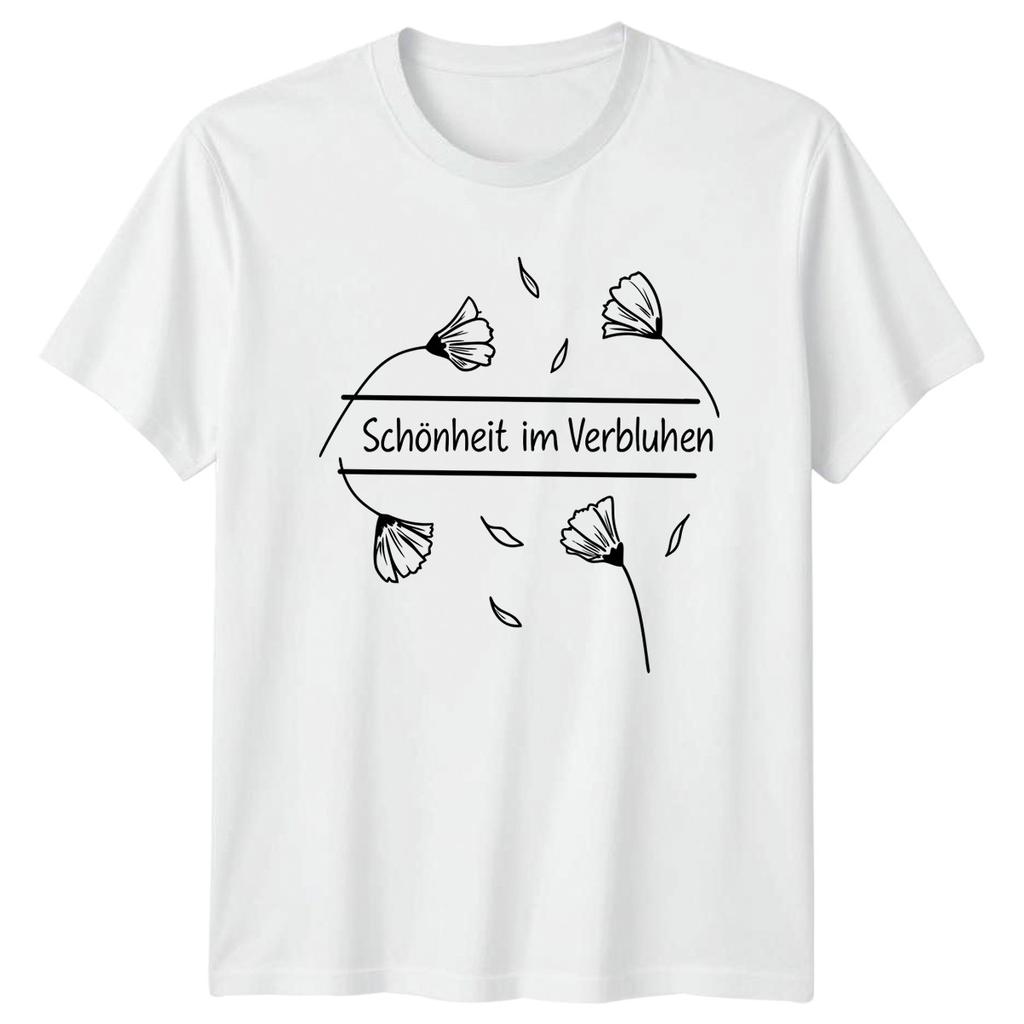 Schnheit Im Verblhen Unisexs TShirt Autumn Flowers Botanical Birthday Gift