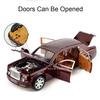 1:24 Роллс-Ройс Фантом Спектр Игрушечная машинка Литая модель Открывающиеся двери Звук Свет Оттягивающаяся Миниатюрная машина Детский праздничный подарок
