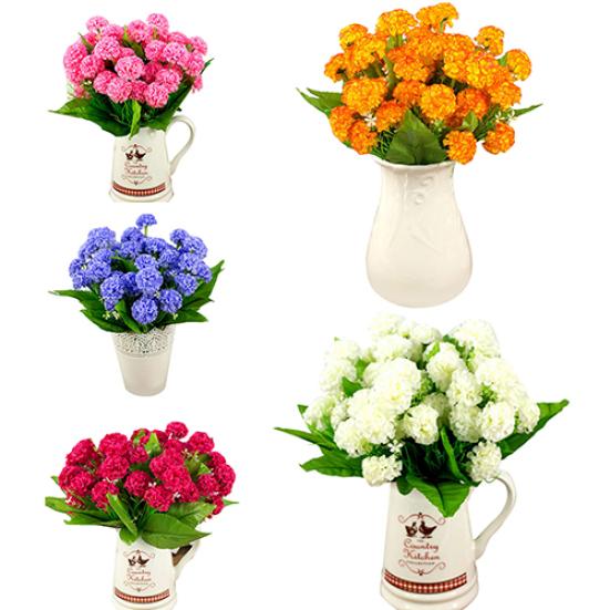 9 головок искусственных гортензий букет вечерние дома свадьба поддельные свадебные шелковые цветы