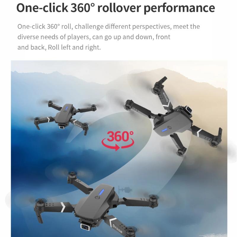 Новый FPV Дрон WiFi, Широкоугольная 4K HD Камера, Удержание Высоты, Складной Квадрокоптер с Пультом ДУ