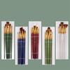 5pcs/set Nylon Wool Acrylic Painting Brush Student Watercolor Brush Oil Painting Brush