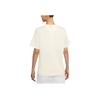 Nike Спортивная одежда Essential Loose Knit Printed Casual Celebrity Neck T Shirt Women Tops Coconut-White DH4256-113
