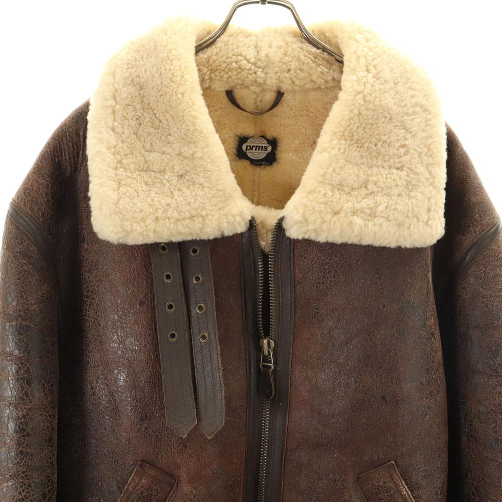 Prms B-3 Летная куртка Mouton 3L Коричневая Biggs Мужская Б/У
