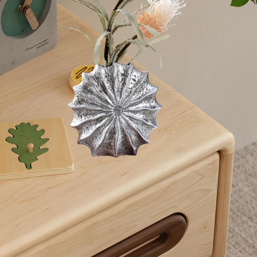 Ваза для цветов в виде ракушки, декоративная ретро-эстетичная настольная композиция для гостиной