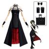 Аниме Spy X Family Yor Forger Косплей Костюм Парик Платье Костюм Черная Красная Юбка Набор Yor Briar Серьги Длинные Волосы Женская Одежда Вечеринка