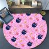 Sailor Moon5,Round Area Rug,Carpet Rug for Living Room Bedroom Sofa Playroom Decor,Non-slip Floor Mat