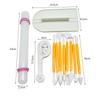 11pcs/set Baking Tools Rolling Pin Cake Scraper Smoother Adjustable Fondant Spatulas Household DIY Kitchen Tool Paste TMZ