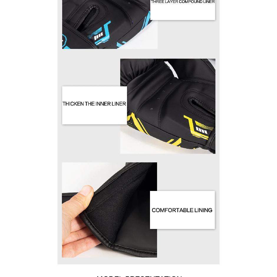 4/6/8/10/12/14/16oz Kids Women/Men Boxing Gloves Sanda Sparring Muay Thai MMA Karate Punch Training Mitts Kickboxing Boxe De Luv