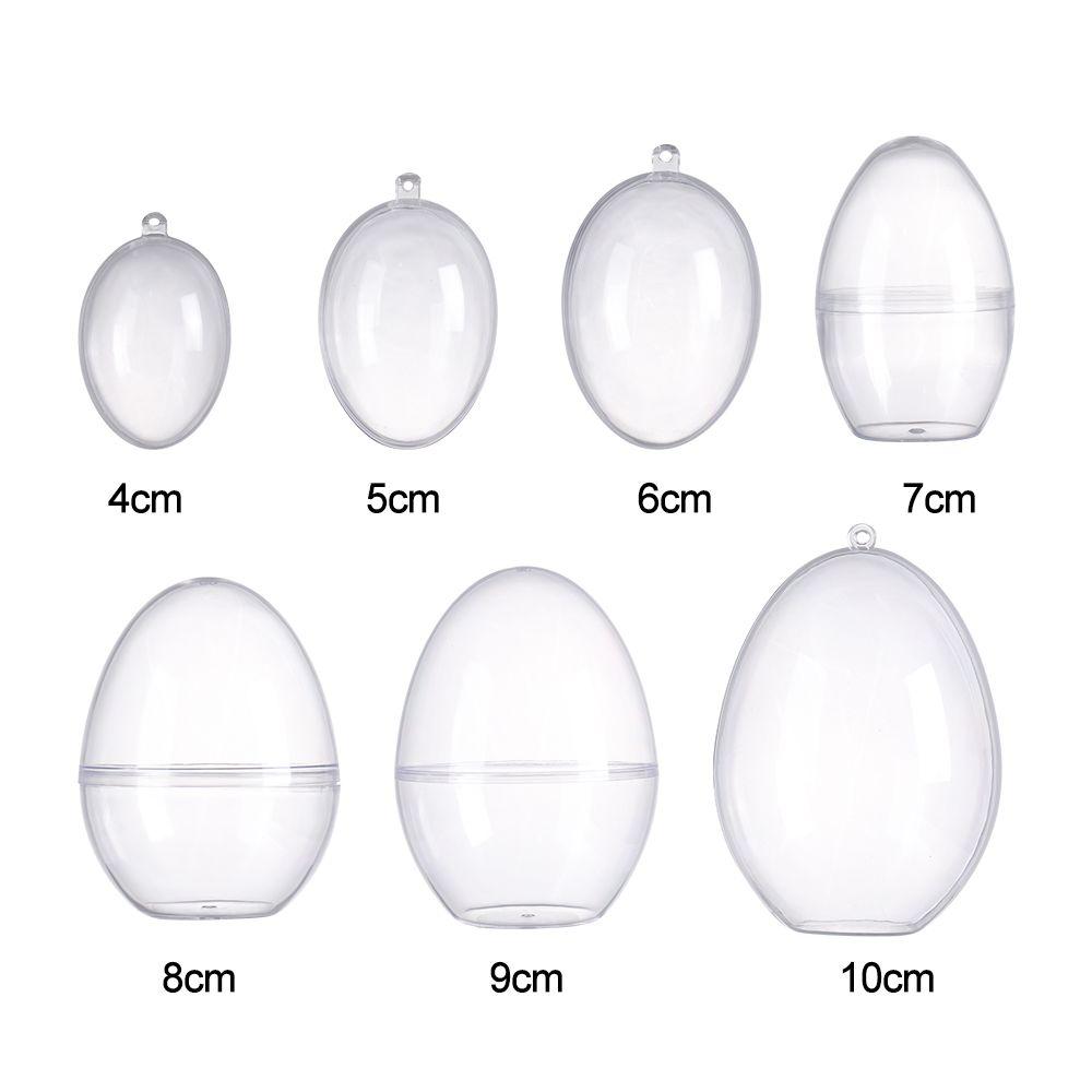 Украшение Украшения Пасхальное украшение с возможностью наполнения Прозрачное пасхальное яйцо Конфетница Прозрачные шары
