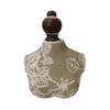 Handmade Jewelry Display Bust Model Flower pattern Desktop Necklace Mannequin  Countertop