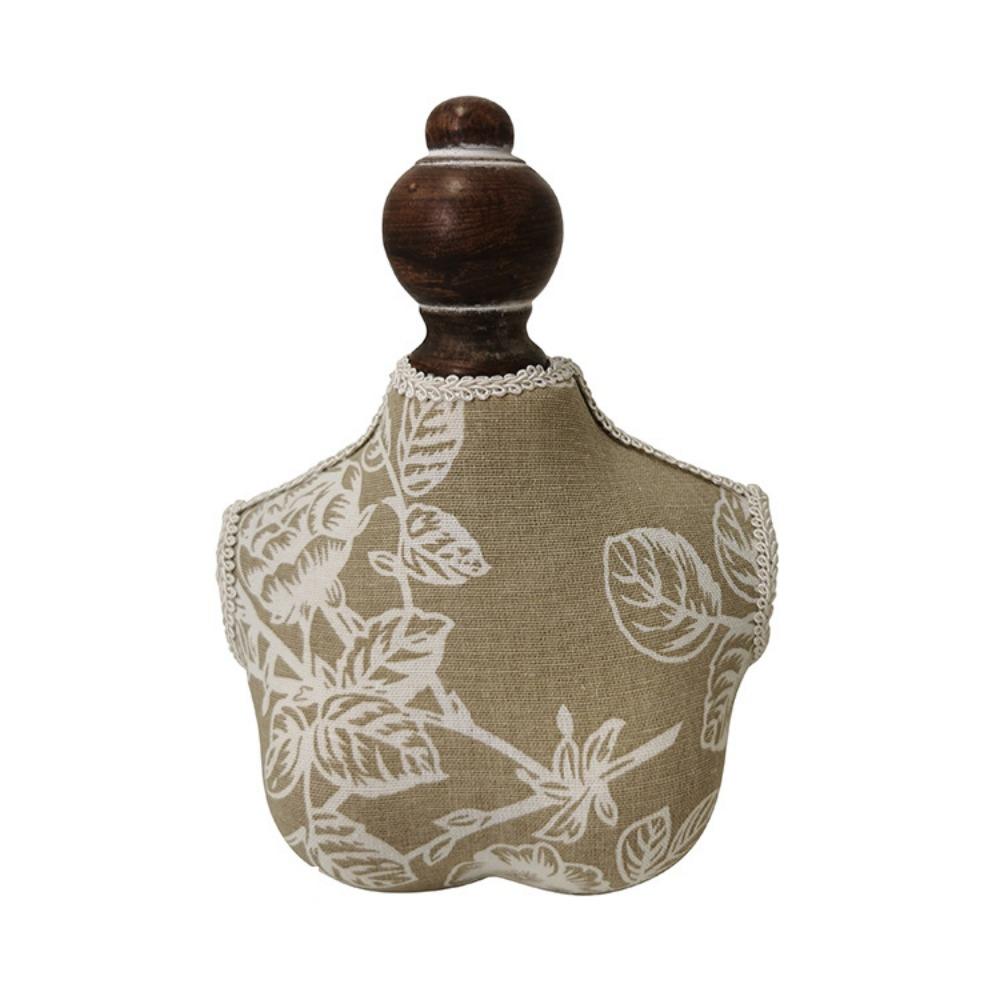 Handmade Jewelry Display Bust Model Flower pattern Desktop Necklace Mannequin Countertop