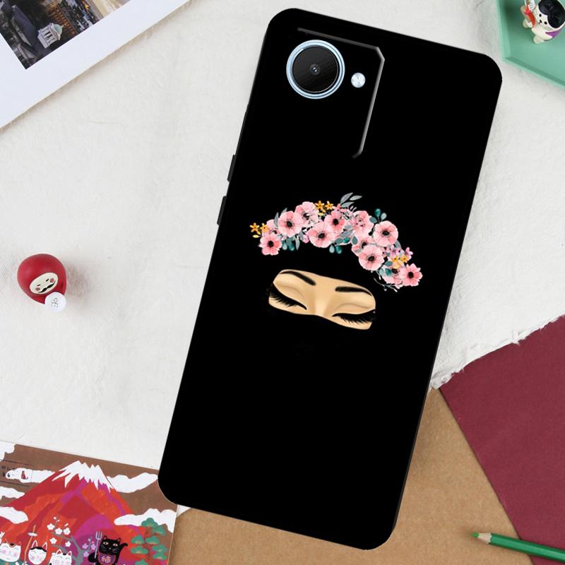 Королева никаба Исламская мусульманка Для Realme 13 Pro Plus 14 12 10 11 GT 6 5 6T GT7 Pro C51 C21Y C25S C75 C67 C61 C53 C55 Чехол