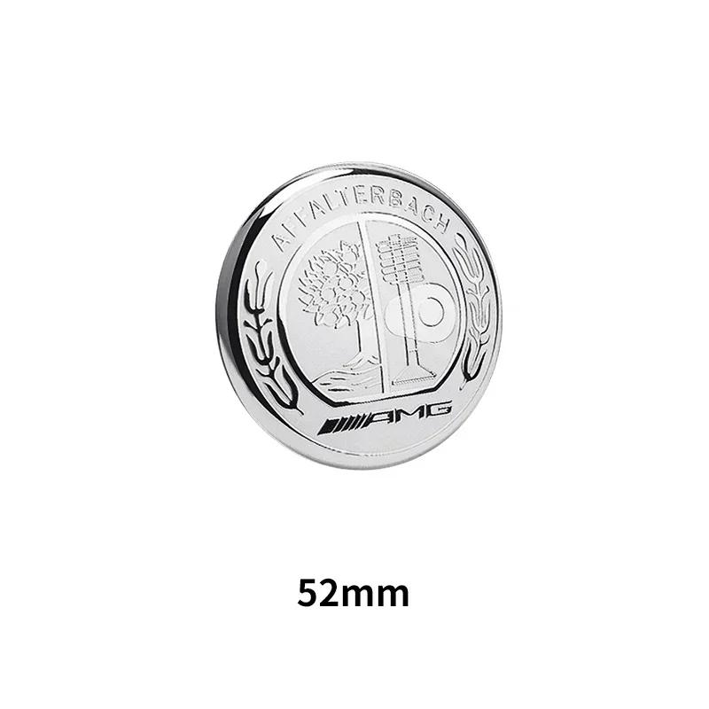 SUK3 1pcs 52mm 58mm Car Steering Wheel Sticker Auto Interior For Mercedes Benz AMG W212 W213 W205 W177 V177 W247 W176 GLA GLC W166