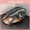 Style Street Retro Checkered Pattern Neutral Casual Duckbill Cap Autumn For
