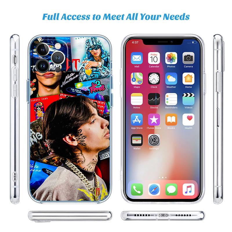 Natanael Cano Transparent Phone Case for LG K22 K30 K40 K40S K41 K42 K50 K50S K51 K51S K52 K61 K62 K71 K92 Q61