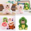 Strawberry Cat Plush Toy With Short Pile Soft Plush For Kids And Collectors