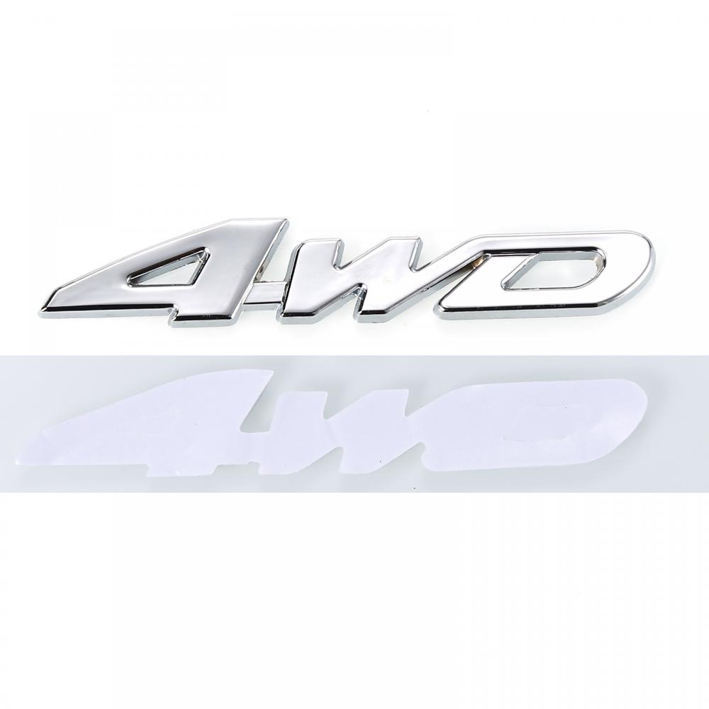 Diy Sticker Universal Portable 3d Sticker Metal Badge Logo 4wd Logo Sticker Car Accessories Metal Emblem Sticker Durable