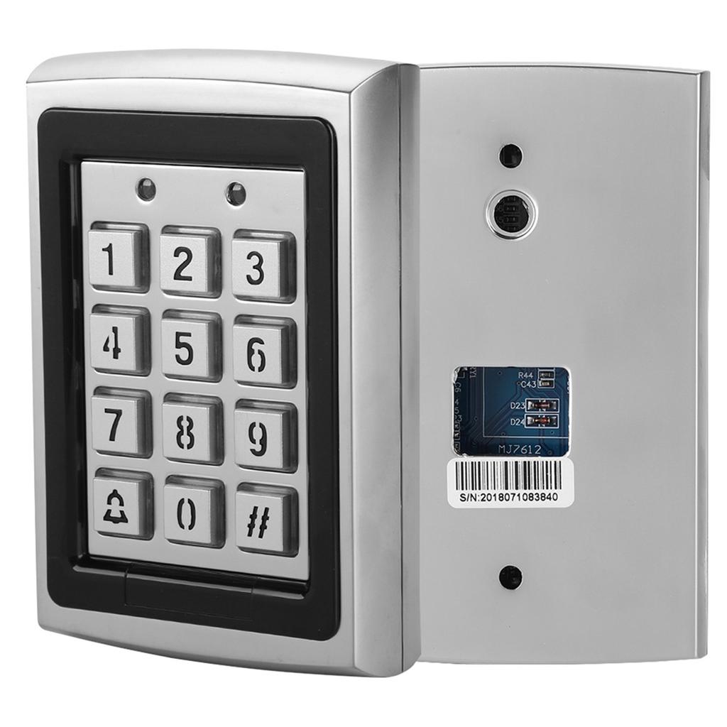 125KHz Top Metal RFID Card Reader Password Door Access Control Keypad with Backlight