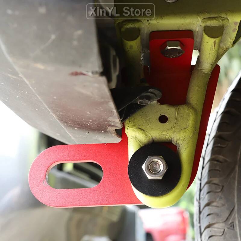 Car Trunk Front Rear Bumper Bar Towing Trailer Hook For Suzuki Jimny 2019 Up Car Accessories Red