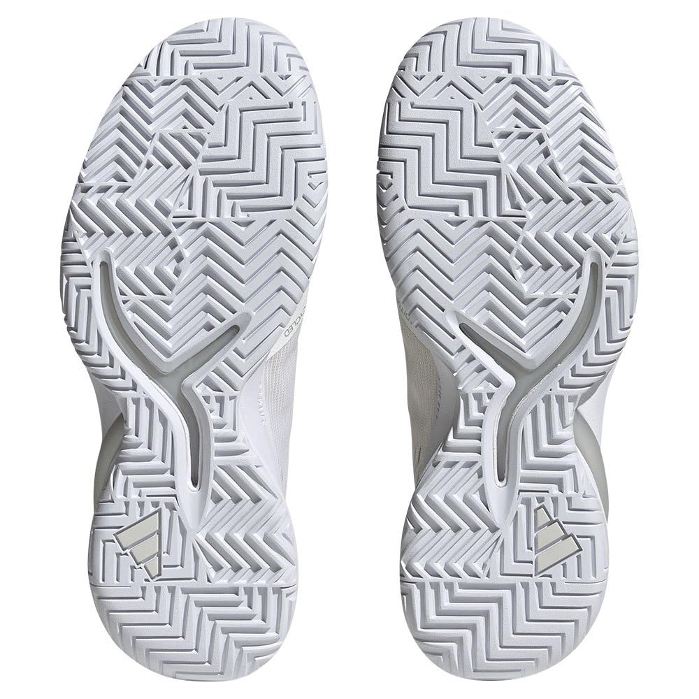 Теннисные туфли Adizero Cybersonic Tennis LPE50 Footwear One cm [Adidas] женские белые/серебристые металлик/серые (ИГ9516) +24,5