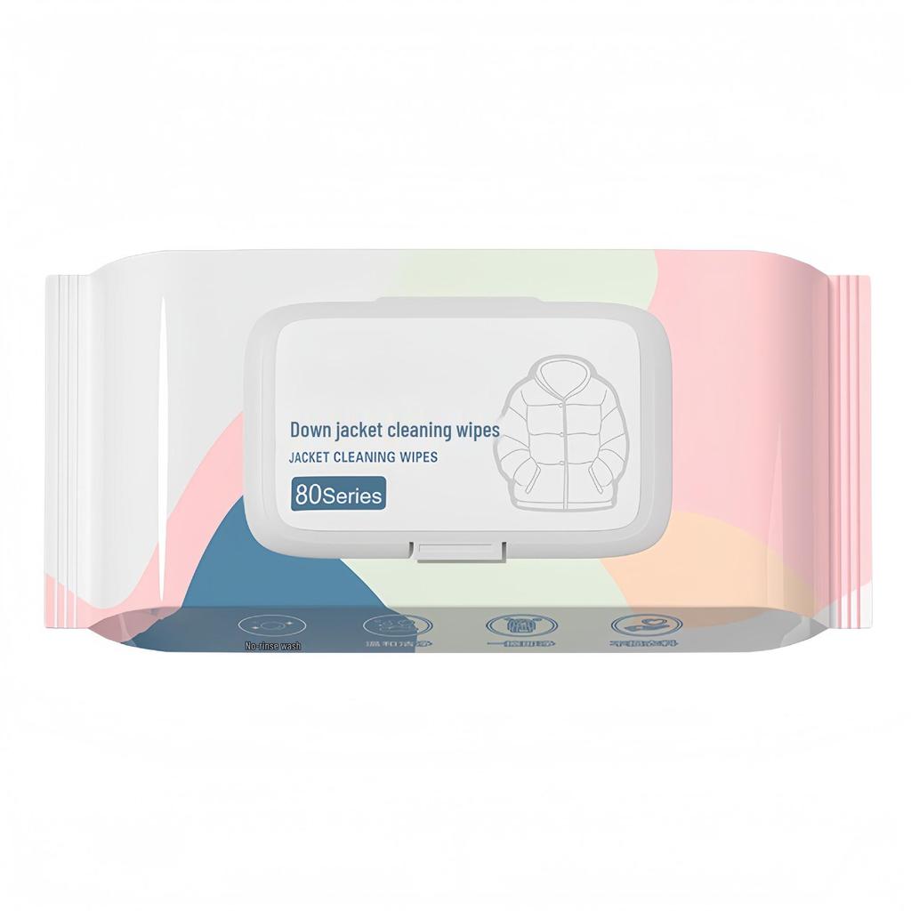 Универсальные салфетки для чистки пуховиков - Быстрое удаление пятен, Стирка не требуется, Портативная упаковка без щетки