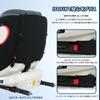 HZDMJ Детское сиденье ISOFIX с поворотом на 360 градусов, можно использовать с рождения до 12 лет, фиксированное сиденье, для малышей, легко садиться и выходить, подголовник регулируется в 11 положениях