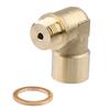 Auto Angle 90° O2 Oxygen Sensor Extender Spacer for Decat Hydrogen Brass