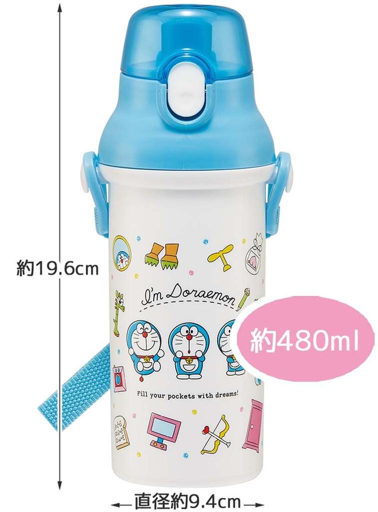 Skater Бутылка для воды Doraemon Line Design Sanrio 480 мл Антибактериальный пластик Детский легкий Сделано в Японии Детская PSB5SANAG-A