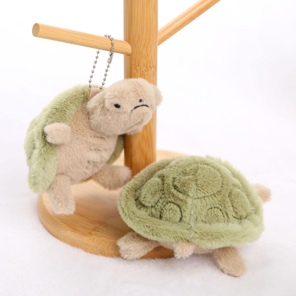 Plush turtle pendant doll keychain plush toy birthday gift girl bag rag doll