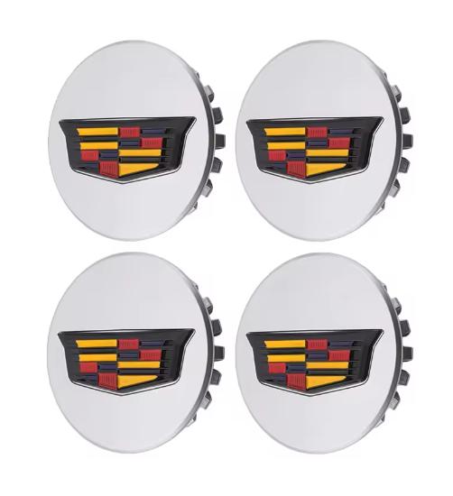 4pcs 66mm Wheel Center Hub Cover Caps Accessories for Cadillac XT5 XT6 CT5 CT6 XTS CT4 Auto Tire Emblem Car Styling OEM 9597375