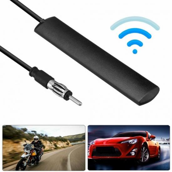 Car Radio Stereo Hidden Antenna Stealth FM AM For Vehicle Truck Motorcycle Boat