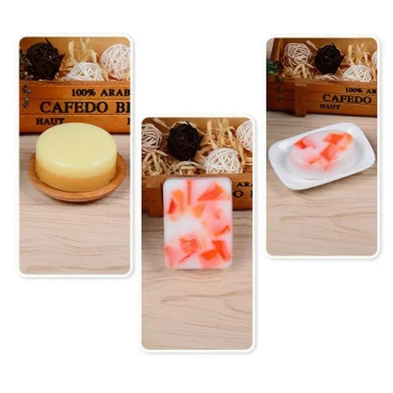 Xiaomi 2026 Concise Design Soaps Molds 3D Handmade Creative Moulds Oval Round Square Cake Chocolate Silicone Mold Home Kitchen