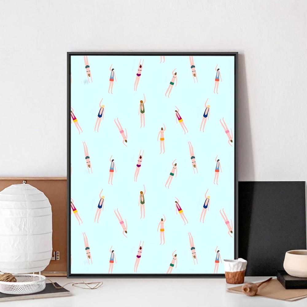 Морской Серфинг Пляжные Постеры Настенное Искусство Холст Принты Живопись Домашний Декоративный Винтажный Арт Постер Декорация Гостиной Спальни