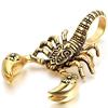 Animal Scorpion King Pendant Necklace Men's Necklace New Fashion Metal Sliding Pendant Accessories Party Jewelry