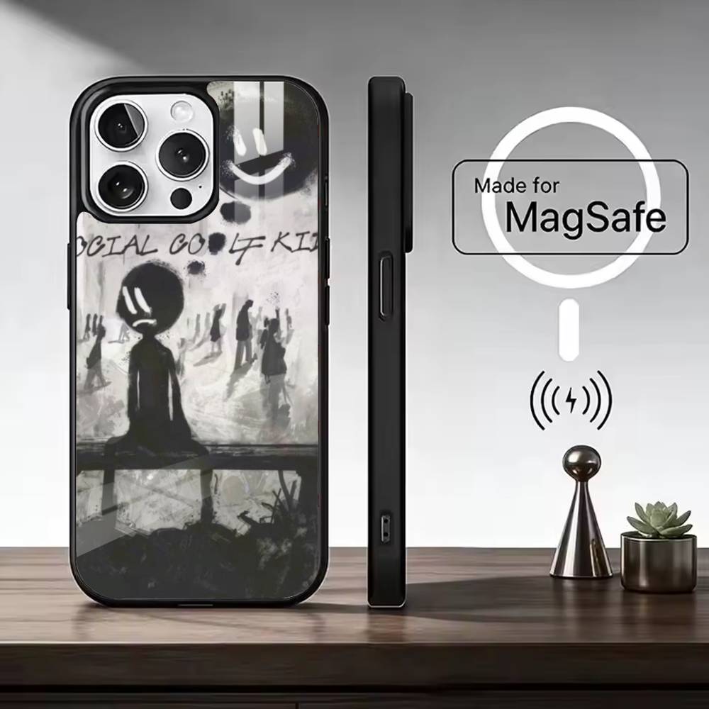 Чехол для телефона Rapper Central C-Cee для iPhone 17, 16, 15, 14, 13, 12, 11 Plus, Pro Max, Новый магнитный беспроводной заряд