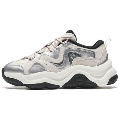 Кроссовки Lifestyle Series с низким верхом, амортизирующие, нескользящие, женские, серые, серебристые 122438886-3