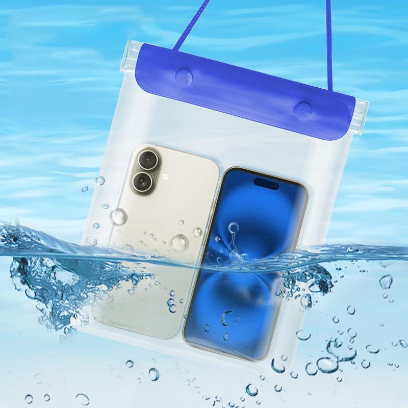 Прозрачный водонепроницаемый чехол для телефона с сенсорным экраном под крышкой мобильного телефона со шнурком для телефона, герметичная сумка для плавания и дайвинга