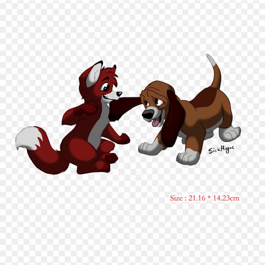 Fox And The Whiskers Kitten Cat Clip Art Iron On Heat Transfer Printing Vinyl Patches Sticker for Clothes DIY Appliques Washable Patches